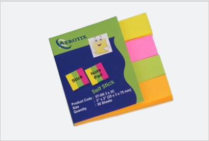 STICK NOTE PAD FOUR COLOR OT SN3*3(4C)